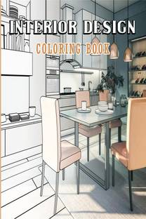Interior Design Coloring Book