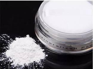 tanvi27 Translusent face shiny white setting loose powder weightless texture for even application & easy blending [10g] Compact