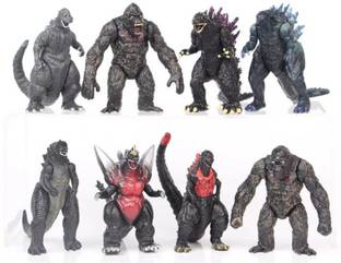 Delite Godzilla Vs Kong Toys 8 Action Figures Movie King of Monsters Fun PLay Kids