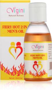 Vigini Plus 100% Natural Actives Fiery Hot 2 in 1 Lubricating Lube Lubrication Effective Lubricant Men's Oil Lubricant