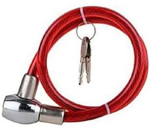 Dhara Heavy Duty Multi-Purpose Chain Cable Key Lock for Cycle or Motor Cycle Tire Cycle Lock