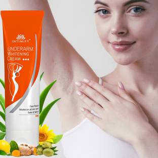 INTIMIFY Underarm Whitening Cream For Even Toned & Beautiful Underarms, Armpit Whitening Cream For Lighten and Brighten Skin