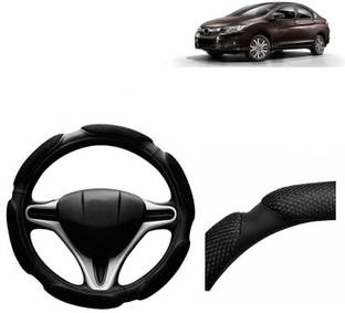 VOCADO Hand Stiched Steering Cover For Honda City