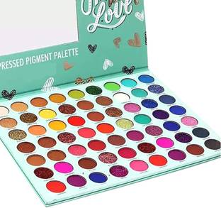 rezmay Beauty 63 Color Matte Shimmer Glitter Hated with Love EyeShadow Palette H 70 g