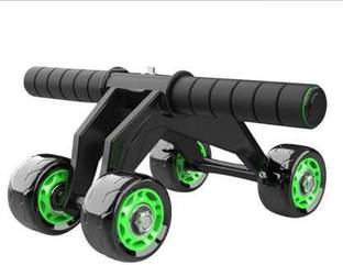 HACKERX Fitness AB Roller 4 Wheel Home Workout Machine Abdominal Carver Ab Exerciser
