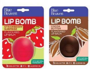 BLUE HEAVEN LIP BOMB (strawberry surprise and cocoa butter) 1