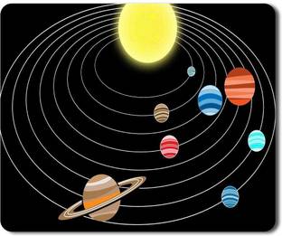ZORI Solar System Mouse Pad for Work from Home/Office/Gaming |Anti-Skid, Anti-Slip, Rubber Base Non Slip Base Mousepad