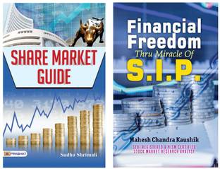 Share Market Guide + Financial Freedom Thru Miracles Of S.I.P | Simplified Strategies For Investing Success And Wealth Accumulation | Set Of 2 Books In English Sudha Shrimali And Mahesh Chandra Kaushik