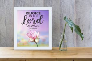IBOTTIC BIBLE VERSE WALL FRAME Wood Wall Photo Frame