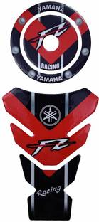 Da Teen Yamaha FZ Red Bike Tank Pad