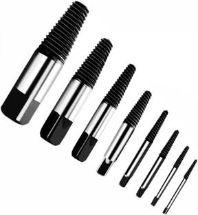 अप टू डेट प्रोडक्ट्स 8 Pcs Damaged and Stripped Screw Extractor Set, 1/8”- 3/4” Broken Bolt Extractor and Broken Water Pipe Remover Set, Ideal Left Hand Spiral Removal Tool Kit with Storage Case