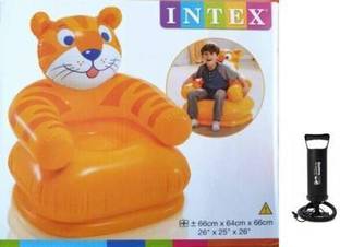 Kmc kidoz Combo Soft Chair Kids Teddy Activity Baby Sofa,air Filling Chair/with Air Filling Pump