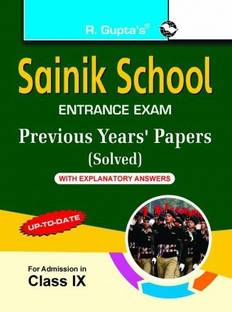 Sainik School (Class IX) Previous Years' Papers With Answers
