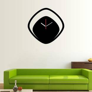 WALL STICKS 55 cm Black– Abstract - Wall Sticker - Wall Clock - Decals - WS5020 Self Adhesive Sticker