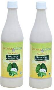 Soursop4Cancer Soursop Fruit Juice - 700ml - 30Days pack | Graviola | Laxman Phal | Guyabano
