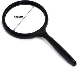 surya globe Lens 100MM Double High Power Handheld for Reading and viewing small objects 20X MAGNIFYING GLASS