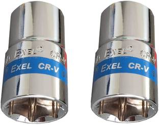 ALPHABET 1/2" Square Drive (22 & 24) MM Hex-Taparia Socket Set