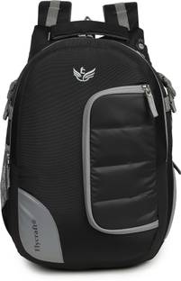 Flycraft simna,1380 black spacy comfortable 5th to 12th class school bags Waterproof School Bag
