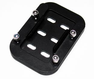 OBEROI'S TRADERS Premium MS Side Stand Extender Compatible for/with Royal Enfield Interceptor 650/ Continental GT 650 Bike Crash Guard