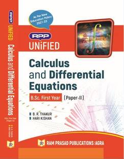 UNIFIED MATHEMATICS - CALCULUS & DIFFERENTIAL EQUATIONS B.SC Ist YEAR IInd PAPER