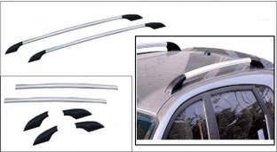 Shopone Drill free Roof Rails UNIVERSAL CAR ROOF RAIL SILVER Car Beading Roll For Hood, Bumper