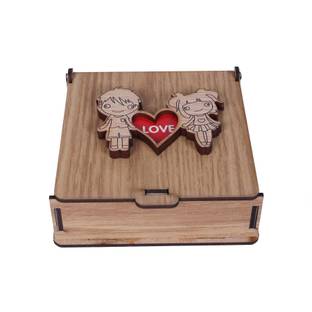 Wenzel Love Greeting Card in Wooden Explosion Surprise Box for Valentine Love, Anniversary, Husband, Wife, Boyfriend, Girlfriend, Fiancee Greeting Card