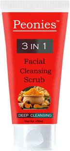 Peonies 3 IN 1 Facial Cleansing Scrub Face Wash