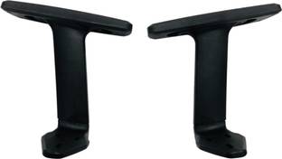 RATISON Office Chair Handle Revolving Visitor Chair Adjustable Handle with Square pad 1 Pair Replacement Computer Chair fit to Every Chair (nut Bolt & Key Free) Sofa Arm Rest