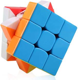 KOBBET High Speed Sticker less Magic 3x3x3 Brainstorming fantasy Puzzle Cube for|Puzzles,Skill Development,Hand Eye cordination, Non-Toxic | Brain Building |Creative |Learning toy|Educational toy