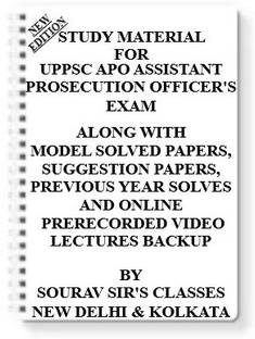 Study Material For Uppsc Apo Assistant Prosecution Officer's Exam [ Pack Of 4 Books ] With Model Question Papers + Topicwise Analysis + Mcq Questions