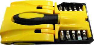 SSS Enterprisses Racing Car Shape Toolkit Pop-Out Button Open 11 Pc Combination Screwdriver Set