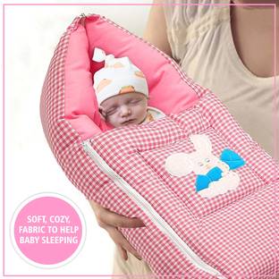 TINY LOOKS Presents Just New Born Baby Baby Sleeping Bag Cum Baby Carry Nest Sleeping Bag