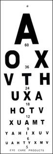 ECP Eye Testing Chart "English" Vision Test Chart