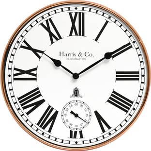 Harris & Co. Clockmasters Analog 30 cm X 30 cm Wall Clock