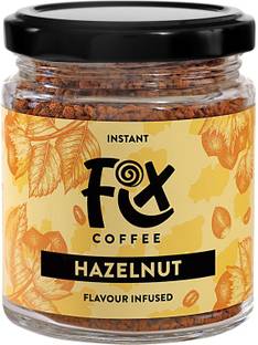 FIX Coffee Hazelnut Flavoured Coffee Powder, No Added Sugar, Vegan, Premium Instant Coffee