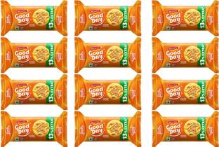 BRITANNIA Good Day Cashew Cookies (53 g)-12PCS Cookies Biscuit