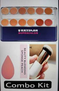 KRYOLAN Professional Supracolor Foundation Palette 12 color Foundation