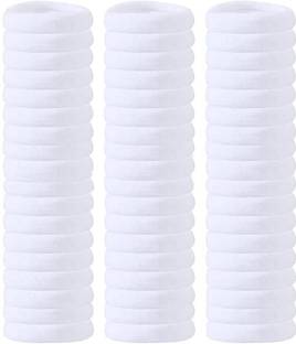 Nyamah sales 10 PCS White Hair Ties Ponytail Holders Women No Damage Elastic Hair Bands for Hair Styling Multipurpose Girls Hair Accessories Hair Band
