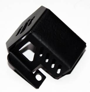 OBEROI'S TRADERS MS Rear Brake Oil Container Guard Compatible with/for Royal Enfield Himalayan/Meteor 350 & Classic 350 Be Reborn (MATT Black) Bike Crash Guard