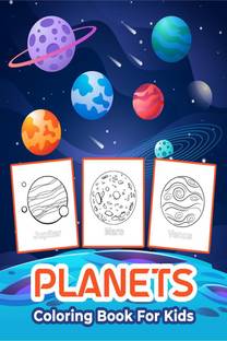 Planets Coloring Book for Kids