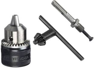 ISC Heavy Duty 13Mm Drill Chuck Size 1-13Mm Drill Chuck Sds Adaptor Key Set Female 1/2" 20 Unf 13mm Quality Chuck