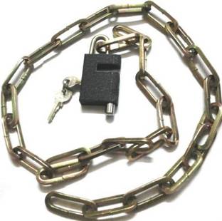 Nexshop Lock with Chain for Bike and Multipurpose Use Chain Lock