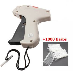 uptodateprouducts 1Set Clothes Garment Price Label Tagging Tag Gun Tools Machine +1000 Barbs Labeller Machine Sewing Tools Taging Gun