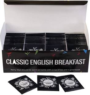 TeaSwan Classic English Breakfast Tea | 100 Tea Bags Unflavoured Black Tea Bags Box