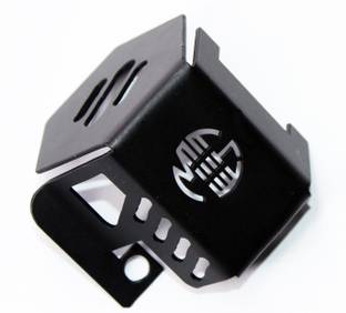 OBEROI'S TRADERS Premium Stainless Steel Rear Brake Oil Container Guard Compatible With/For Royal Enfield Himalayan ( MATT BLACK ) Bike Crash Guard