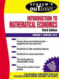 Schaum's Outline of Introduction to Mathematical Economics, 3rd Edition