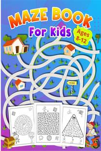 Maze Book for Kids Ages 8-12