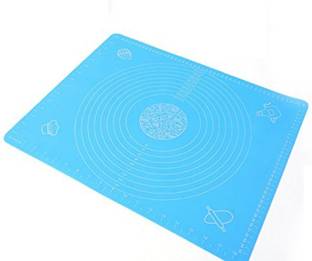 SYGA Silicone Pastry Mat with Measurements, Pastry Rolling Mat, Reusable Non-Stick Silicone Baking Mat Silicone Cake Server