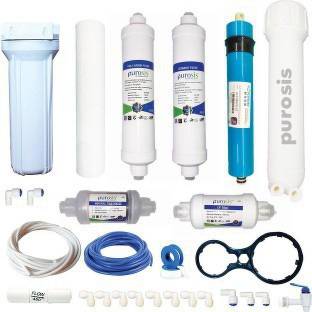 colorsole BAREEZÉ PURE purosis premium quality Complete RO. Service kit with pre filter and 80 GPD RO Membrane &... Pleated Filter Cartridge