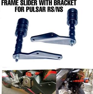 imad FRAME SLIDER WITH BRACKET FOR PULSAR RS/NS Bike Crash Guard